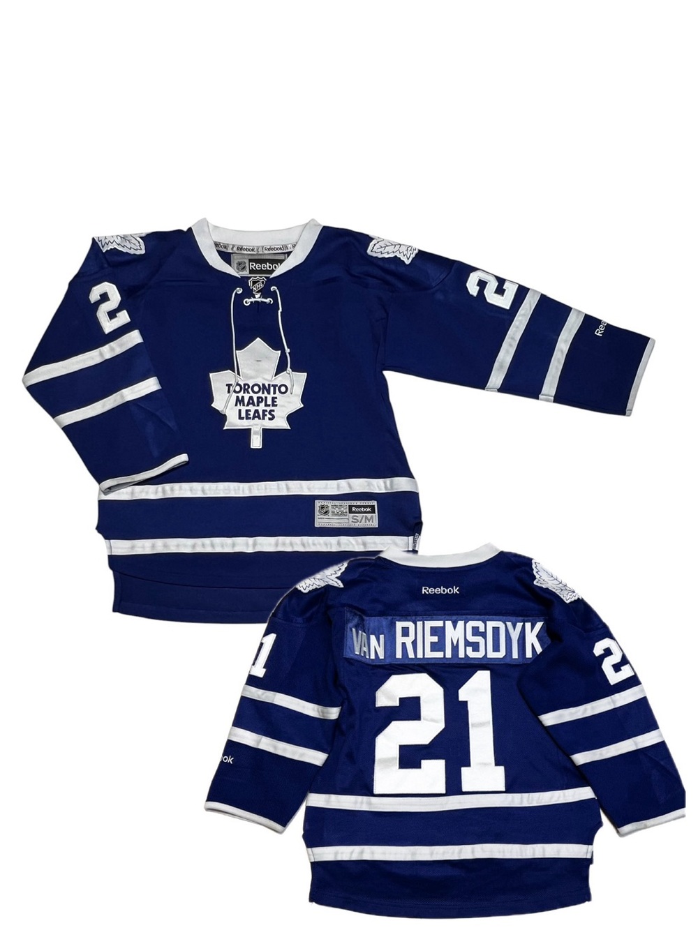 Reebok Toronto Maple Leafs Van Riemsdyk Youth S 6-8 Y Blue Hockey Jersey‎